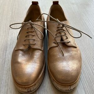 Attilio Giusti Leombruni (AGL) Rose Gold Shoes - Size 36, Made in Italy